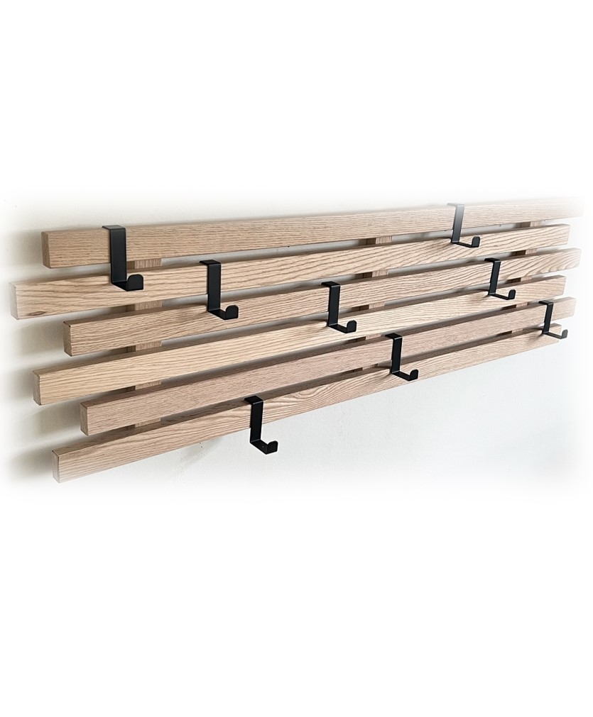 Flex Knagerække i Massivt Egetræ