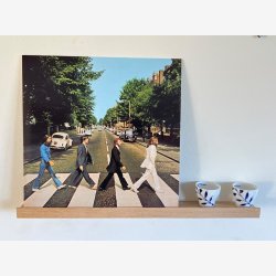 Gallerihylde, massiv eg, 50cm