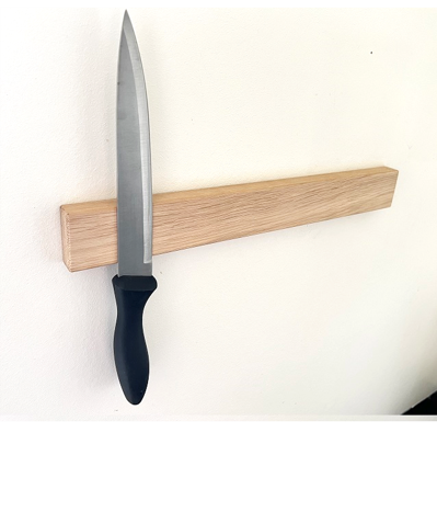 Knivmagneter i massiv egetræ