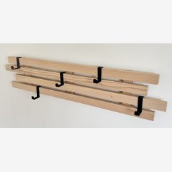 Fleksibel knagerkke i massiv egetr - 4 rkker