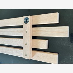 Fleksibel knagerkke i massiv egetr - 4 rkker